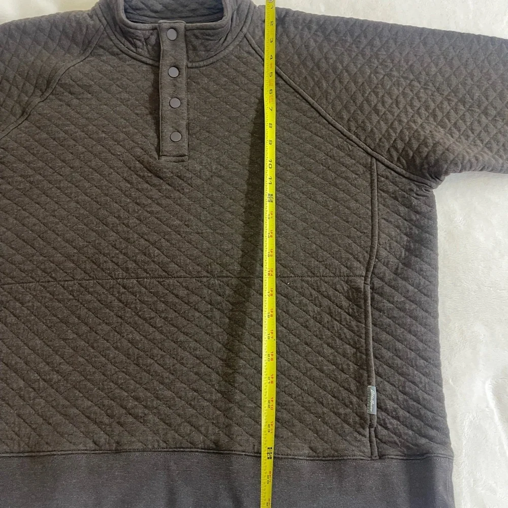 Men's Eddie Bauer Quilted Sweater - Size XL - Excellent Condition